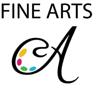 A logo of fine arts with the letter ' a '